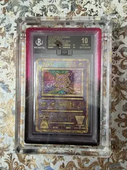 2019 Pokemon Promo Ancient Mew - BGS 10 Black Label - MBA Black Diamond - Image 2