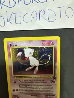 Pokemon Mew Holo N9 Promo Black Star NM/MINT SWIRL 2000 ITA - Image 2