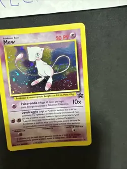 Pokemon Mew Holo N9 Promo Black Star NM/MINT SWIRL 2000 ITA - Image 3