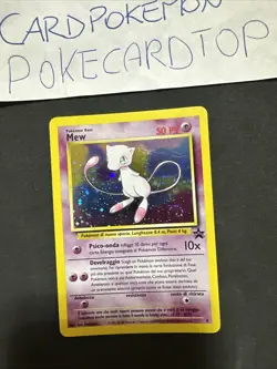 Pokemon Mew Holo N9 Promo Black Star NM/MINT SWIRL 2000 ITA - Image 4