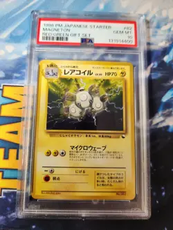 PSA 10 Magneton Red Green Gift Set #82 Japanese Vintage Pokemon 1998 - Image 1