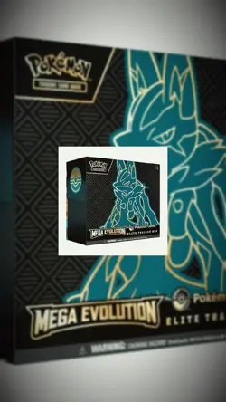 Pokemon TCG Mega Evolution Elite Trainer Box Lucario ETB - Image 2