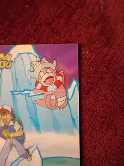 2000 Topps Pokemon Movie Sticker Ash And Slow King 👑 - Image 4