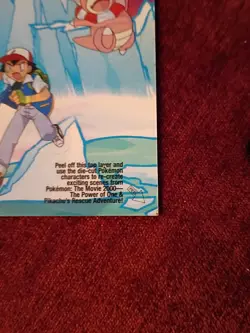 2000 Topps Pokemon Movie Sticker Ash And Slow King 👑 - Image 5