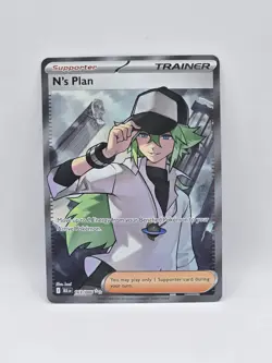 Pokemon TCG N's Plan 170/86 Black Bolt Full Art Ultra Rare - Image 1