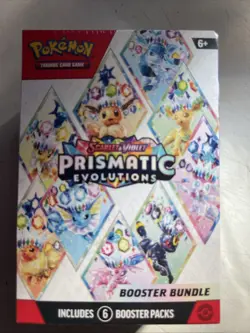 Pokemon TCG Scarlet & Violet Prismatic Evolutions Booster Bundle Factory Sealed - Image 1