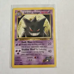 Pokemon TCG Sabrina's Gengar Gym Challenge 29/132 Non-Holo Rare LP - Image 1