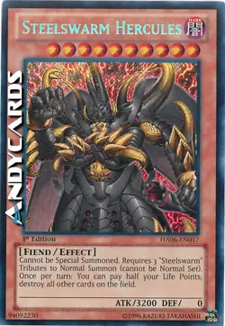 INGLESE Steelswarm Hercules / Ercole Brancoacciaio ☻ Segreta HA06 EN017 ☻ YUGIOH - Image 1