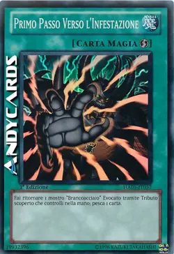Primo Passo Verso l'Infestazione ☻ Super Rara ☻ HA05 IT057 ☻ YUGIOH ANDYCARDS - Image 1