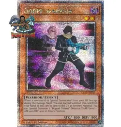 Yugioh! 1x Doppelwarrior RA04-EN147 Quarter Century Secret Rare 1st Ed NM - Image 1