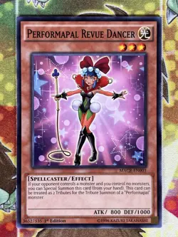 Yugioh Performapal Revue Dancer MACR-EN003 1st Edition Single - Image 1