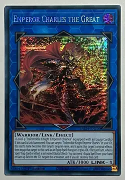 Emperor Charles The Great MP24-EN100 (NM) Prismatic Secret Rare 1st Edition TCG - Image 1
