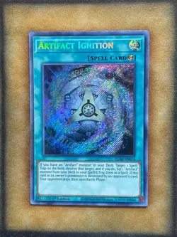 Yugioh Artifact Ignition BLAR-EN074 Secret Rare 1st Ed NM - Image 1