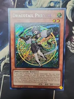 Dracotail Phryxul DOOD-EN023 Secret Rare 1st Edition NM Yu-Gi-Oh TCG - Image 1