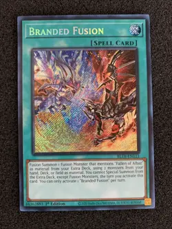 Yu-Gi-Oh! x3 Branded Fusion (BLTR-EN111) Terminal Revenge SR 1st Ed NM/M - Image 3