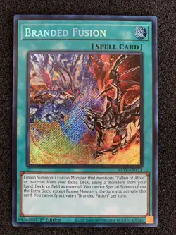 Yu-Gi-Oh! x3 Branded Fusion (BLTR-EN111) Terminal Revenge SR 1st Ed NM/M - Image 5