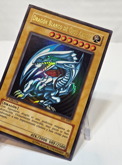 SPANISH Blue-Eyes White Dragon BIK-S001 Ultra Rare 1st Edition Yugioh 7927 - Image 4