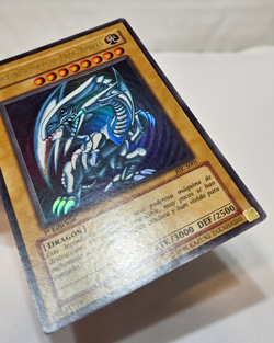 SPANISH Blue-Eyes White Dragon BIK-S001 Ultra Rare 1st Edition Yugioh 7927 - Image 5