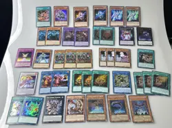 YuGiOh Lot Of 40 Foil Holo Rates Huge Lot! - Image 1