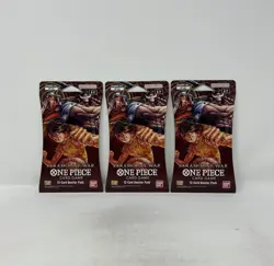 One Piece TCG Paramount War 12-Card Booster Pack Lot of 3 - Image 1