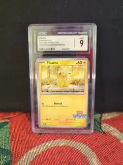 Pokemon Pikachu Illustration Contest Winner 2024 CGC Mint 9 Graded Card BSP - Image 1