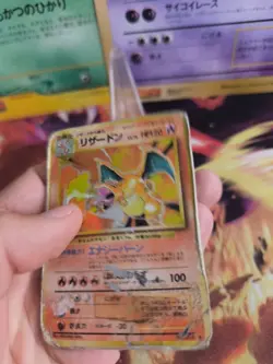Pokemon Karte Card Glurak Charizard Base Expansion Set Basis Holo Wotc japanese - Image 3