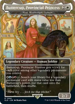 MTG English Buttercup, Provincial Princess - Sisay, Weatherlight Captain NM - Image 1