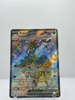 Espathra ex 214/091 NM Pokemon Card Shiny Full Art - Image 1