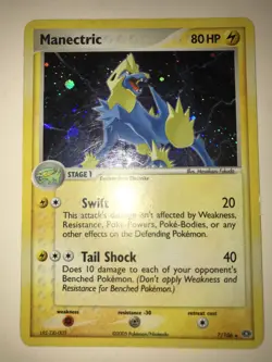Manectric 7/106 Holo - EX Emerald Pokemon Card Great Condition - Image 1