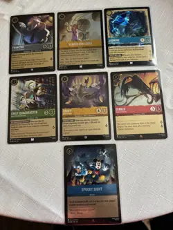 Disney Lorcana Whispers In The Well 23 Card Foil Bundle Common Uncommon Rare Etc - Image 1
