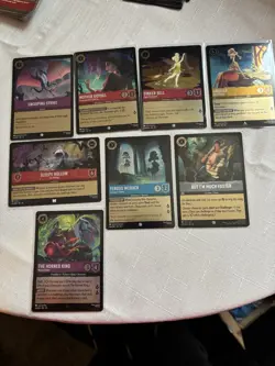 Disney Lorcana Whispers In The Well 23 Card Foil Bundle Common Uncommon Rare Etc - Image 2