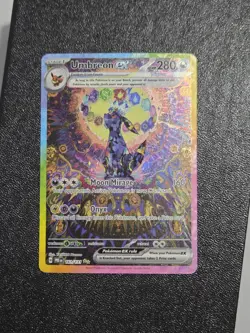 Pokemon Umbreon EX TCG Prismatic Evolutions Holo Card 161/131 - Image 1