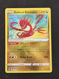 Pokemon - Radiant Eternatus - 105/159 - SWSH Crown Zenith - Holo Card - Image 1