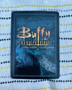 Buffy CCG TCG Angel's Curse Ultra Rare Foil Card #121 Wrath of Angelus 1st Print - Image 2