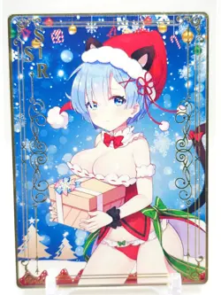 Goddess Story - Gold Metal Waifu Card - Rem - Image 1
