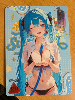 Hatsune Miku SP-06 Femme Fatale Goddess Story Anime Waifu Card - Image 1