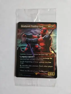 Secret Lair X Marvel Deadpool Rainbow Foil Edition Open Package Sealed Cards. - Image 1