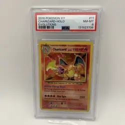 Pokemon TCG 2016 XY Evolutions 11/108 Charizard Holo Rare Card PSA 8 - Image 1