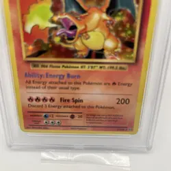 Pokemon TCG 2016 XY Evolutions 11/108 Charizard Holo Rare Card PSA 8 - Image 3