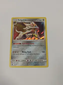 Pokemon Card Solgaleo - 99/168 - SM Celestial Storm Rare Holo NM 2018 - Image 1