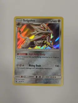 Pokemon Card Solgaleo - 99/168 - SM Celestial Storm Rare Holo NM 2018 - Image 3