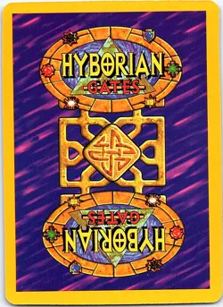 Hyborian Gates CCG "STRENGTH BONUS" Boris Vallejo Trading Card 1995 L/E - Image 2