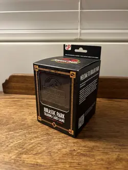 Jurassic Park TCG Storage Case PU Leather Deck Box Holds 100+ Cards Korean - Image 1