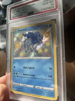 Suicune SV022/SV122 Shining Fates: Shiny Vault Holo PSA 10. Pokemon card - Image 4
