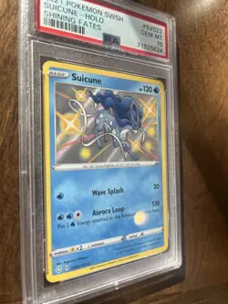 Suicune SV022/SV122 Shining Fates: Shiny Vault Holo PSA 10. Pokemon card - Image 5