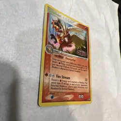 2006 Pokemon BLAZIKEN Ex Power Keepers REVERSE HOLO Gold Foil STAMPED Card 5/108 - Image 5