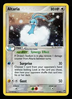 Altaria 2/108 Holo Rare EX Power Keepers Pokemon Card - Image 1