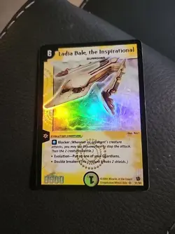 Duel Masters - Ultra Rare DM02 Card - Ladia Bale, The Inspirational S1/S5 - Image 1