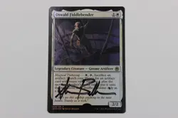 Oswald Fiddlebender AMP Foil MTG Magic The Gathering Blank Signed ARTIST PROOF - Image 1