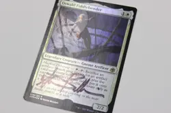 Oswald Fiddlebender AMP Foil MTG Magic The Gathering Blank Signed ARTIST PROOF - Image 2